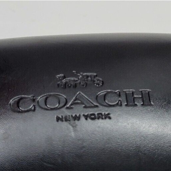 Coach  New York Clambshell Sunglasses Case Black Hard Shell - Picture 8 of 10